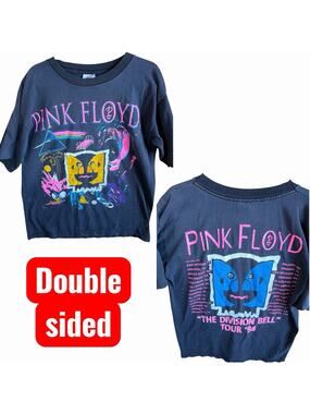 Vtg 1994 Pink Floyd Division Bell Tour Shirt XLT America Single Stitch